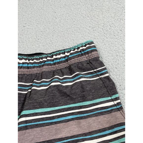 Speedo Mens Size S Striped Swim Trunks - Picture 6 of 10